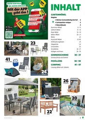 Aktueller Hagebaumarkt Prospekt mit Gartenbank, "GARTENMÖBEL & CAMPING", Seite 3