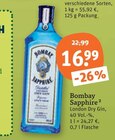 London Dry Gin im tegut Prospekt London Dry Gin von Bombay Sapphire im aktuellen tegut Prospekt für 16,99 €
