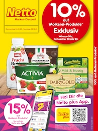 Netto Marken-Discount Prospekt für Wismar: "10% auf Molkerei-Produkte", 2 Seiten, 04.12.2025 - 06.12.2025