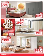 Bett im Segmüller Prospekt in Nürnberg Aktueller Segmüller Prospekt mit Bett, "Zum Glück gibt’s Segmüller - 10% Cashback", Seite 4