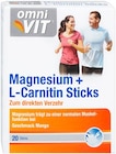Sticks im Penny Prospekt Magnesium + L-Carnitin Sticks von OMNIVIT im aktuellen Penny Prospekt für 1,29 €