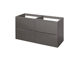 Promo Meuble sous vasque à suspendre gris taupe Idalie L. 120 x H. 60 x P. 45 cm à 279,00 € dans le catalogue Brico Dépôt à Saint-Grégoire