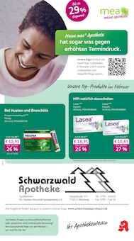 mea - meine apotheke Prospekt Unsere Februar-Angebote mit 4 Seiten
