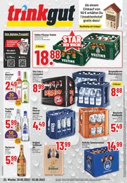 Trinkgut Prospekt "Aktuelle Angebote" für Erkrath, 4 Seiten, 30.05.2023 - 03.06.2023 Trinkgut Prospekt "Aktuelle Angebote" für Erkrath, 4 Seiten, 30.05.2023 - 03.06.2023
