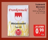 Weizenmehl Type 405 Angebote von Frankenmehl bei Marktkauf Nürnberg für 0,99 €