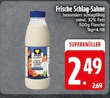 Frische Schlag-Sahne im EDEKA Prospekt Frische Schlag-Sahne von im aktuellen EDEKA Prospekt für 2,49 €