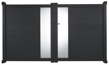 Portail aluminium battant gris anthracite "Olinda" - L. 3 x H. 1,70 m dans le catalogue Brico Dépôt