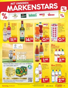 Whiskey im Netto Marken-Discount Prospekt "Aktuelle Angebote" mit 50 Seiten (Chemnitz)