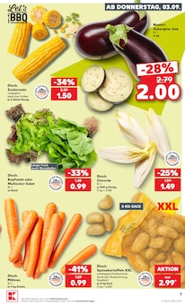 Salat im Kaufland Prospekt "EXTRA-ANGEBOTE" mit 8 Seiten (Duisburg)