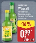 Würzsaft von Valensina für 0,99 € bei ALDI Nord im Angebot Würzsaft von Valensina im aktuellen ALDI Nord Prospekt