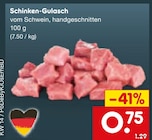 Schinken-Gulasch im Angebot bei Netto Marken-Discount in Straubing Schinken-Gulasch Angebote bei Netto Marken-Discount Straubing für 0,75 €