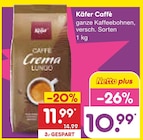 Crema Lungo Angebote von Käfer Caffè bei Netto Marken-Discount Augsburg für 10,99 €