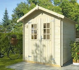 Blockbohlenhaus "Neuseeland" im Hagebaumarkt Prospekt Blockbohlenhaus "Neuseeland" von Mr. Gardener im aktuellen Hagebaumarkt Prospekt für 599,00 €