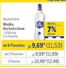 Gorbatschow Angebote von Wodka bei Metro Mainz für 11,53 €