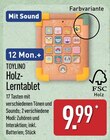 Holz-Lerntablet im Angebot bei ALDI Nord in Eisenach Holz-Lerntablet Angebote von Toylino bei ALDI Nord Eisenach für 9,99 €