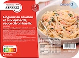 Linguine au saumon et aux épinards, sauce citron basilic - Picard à 2,60 € dans le catalogue Picard