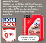 Nachfüll-Öl 5W-30 Angebote von Liqui Moly bei GLOBUS Bad Homburg für 9,99 €