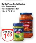 Pesto im Angebot bei GLOBUS in Trier Pesto Angebote von Barilla bei GLOBUS Trier für 1,89 €