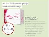 LINDA Kall - Vitasprint B12 Trinkfläschchen Angebot im Prospekt Vitasprint B12 Trinkfläschchen bei LINDA im Kall Prospekt für 36,00 €