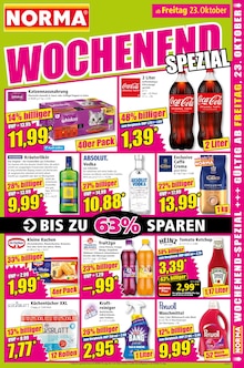 Wodka im aktuellen Norma Prospekt (Leipzig) Wodka im Norma Prospekt "Mehr fĂĽrs Geld" mit 27 Seiten (Leipzig)