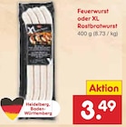 Aktuelles Feuerwurst oder XL Rostbratwurst Angebot bei Netto Marken-Discount in Saarbrücken ab 3,49 €