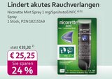 Nicorette Mint Spray Angebote bei mea - meine apotheke Neunkirchen für 25,25 €