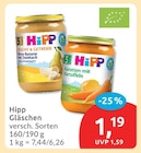 Gläschen von Hipp im aktuellen budni Prospekt
