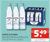 Sprudel Angebote von Gerolsteiner bei Getränke Oase Soest für 5,49 €