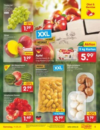 Apfel im Netto Marken-Discount Prospekt "Aktuelle Angebote" auf Seite 5