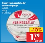 Heringssalat Angebote von Gosch bei Netto Marken-Discount Bad Salzuflen für 1,79 €