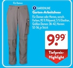 Garten-Arbeitshose Angebote von GARDENLINE bei ALDI SÜD Siegen für 9,99 €