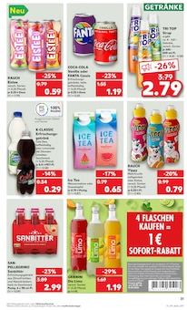 Cola im Kaufland Prospekt "Aktuelle Angebote" mit 52 Seiten (Lingen (Ems))