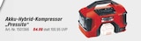 Akku-Hybrid-Kompressor „Pressito“ im toom Baumarkt Prospekt Akku-Hybrid-Kompressor „Pressito“ von einhell im aktuellen toom Baumarkt Prospekt für 84,99 €