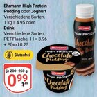 Aktuelle Energydrink Angebote bei GLOBUS in Bochum Aktuelles High Protein Pudding Angebot bei GLOBUS in Bochum ab 0,99 €