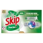 Lessive en capsules Tout en 1 - SKIP en promo chez Carrefour Clamart à 13,49 €