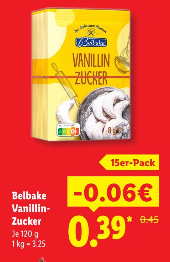 Vanillin-Zucker