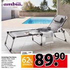 Sonnenliege Pool Deluxe Angebote von Ambia Garden bei Zurbrüggen Delmenhorst für 89,90 €