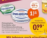 Frischkäse oder Frischkäsezubereitung von Philadelphia im aktuellen tegut Prospekt für 0,99 €