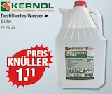 Destilliertes Wasser von Kerndl im aktuellen V-Markt Prospekt für 1,11 €