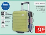 Handgepäck-Trolley im Angebot bei Marktkauf in Nürnberg Handgepäck-Trolley Angebote von SWISS+ Motion bei Marktkauf Nürnberg für 34,99 €