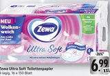 Ultra Soft Toilettenpapier Angebote von Zewa bei EDEKA Karlsruhe für 6,99 €