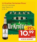 Feinherbes Pilsner von Ur-Krostitzer im aktuellen Netto Marken-Discount Prospekt