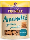 Amandes décortiquées grillées sans sel - MAÎTRE PRUNILLE dans le catalogue Intermarché