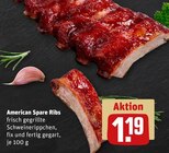 American Spare Ribs im Angebot bei REWE in Duisburg American Spare Ribs Angebote bei REWE Duisburg für 1,19 €