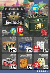 Krombacher im EDEKA Prospekt in Castrop-Rauxel Aktueller EDEKA Prospekt mit Krombacher, "Aktuelle Angebote", Seite 21