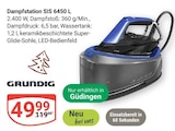 Dampfstation SIS 6450 L Angebote von Grundig bei GLOBUS Saarbrücken für 49,99 €
