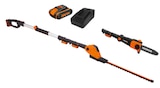 Taille-haie + élagueuse WG908E.1 - WORX en promo chez Weldom Marseille à 169,00 €