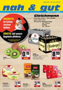 nah und gut Prospekt für Großenhain, Sachs mit 8 Seiten nah und gut Prospekt für Großenhain, Sachs: Top Angebote!, 8 Seiten, 17.01.2022 - 22.01.2022