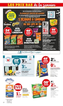 Promotion Cacahuètes dans le prospectus Super U, valable du 21/10/2025 au 02/11/2025 Promo Cacahuètes dans le catalogue Super U du moment à la page 10