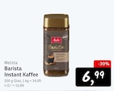 Barista Instant Kaffee im Angebot bei Konsum in Dresden Barista Instant Kaffee Angebote von Melitta bei Konsum Dresden für 6,99 €